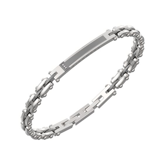 Pulsera John Richmond Hombre in Titanio 0.03 Ct JRCB03WB - JRCB03WB